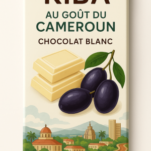 TABLETTE AU GOÛT DU CAMEROUN - Chocolat Blanc